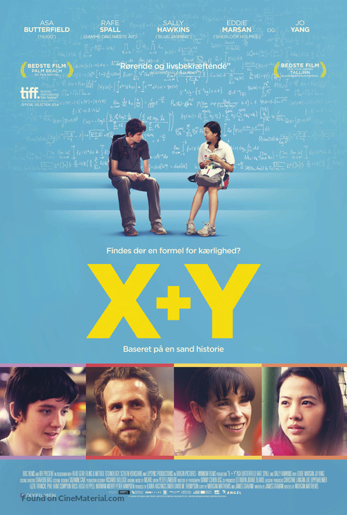 X+Y - Danish Movie Poster