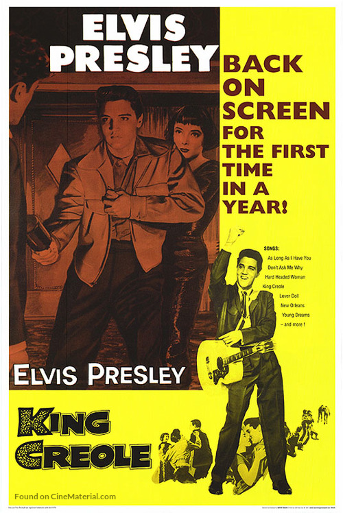 King Creole - Movie Poster