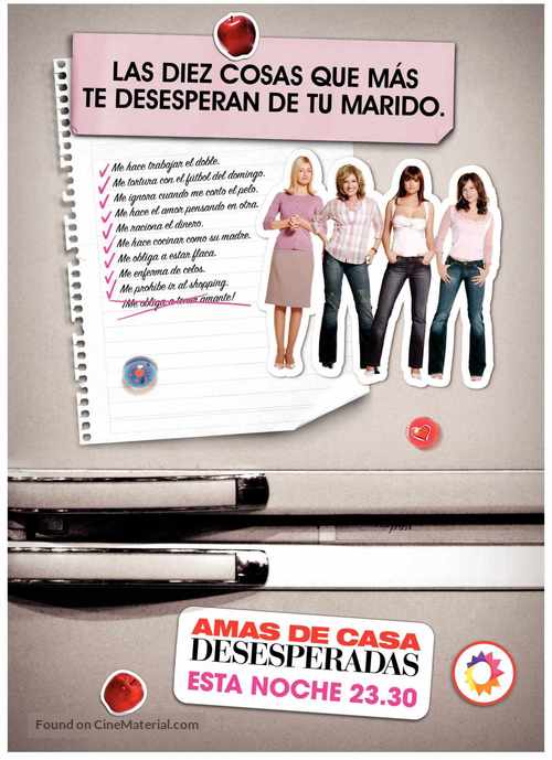 &quot;Amas de casa desesperadas&quot; - Spanish Movie Poster