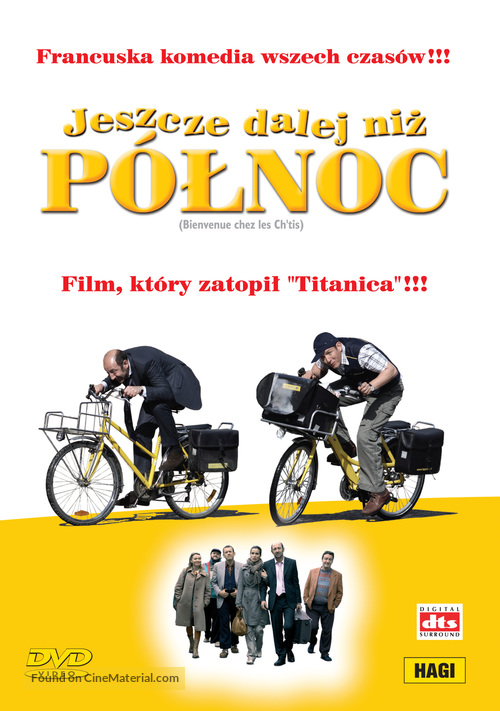 Bienvenue chez les Ch&#039;tis - Polish DVD movie cover