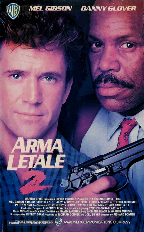 Lethal Weapon 2 - Italian VHS movie cover