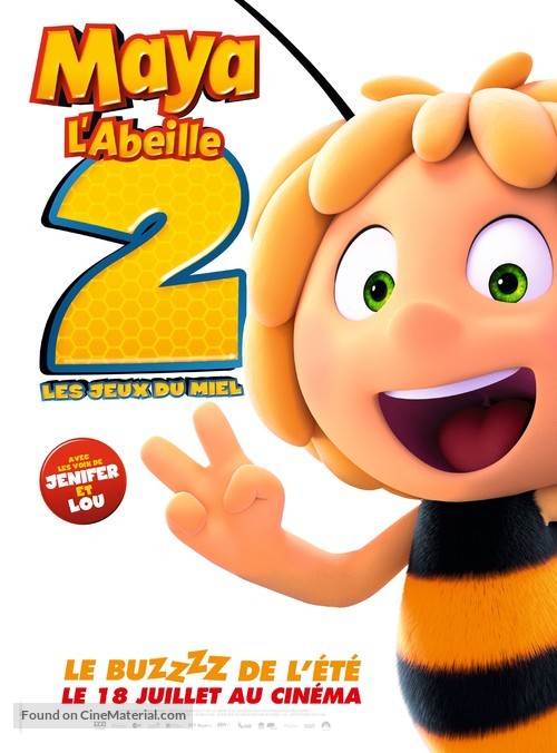 Maya the Bee: The Honey Games - French Movie Poster