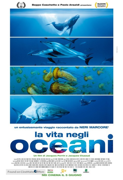 Oc&eacute;ans - Italian Movie Poster