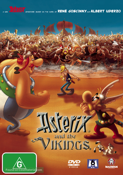 Ast&egrave;rix et les Vikings - Australian DVD movie cover