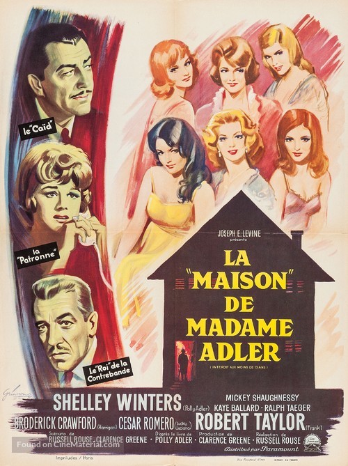 A House Is Not a Home - French Movie Poster