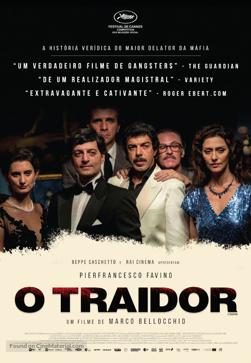 Il traditore - Portuguese Movie Poster