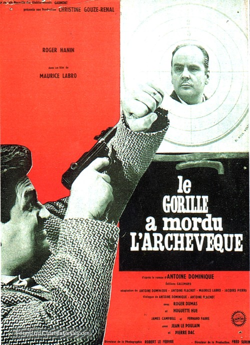 Le gorille a mordu l&#039;archev&ecirc;que - French Movie Poster