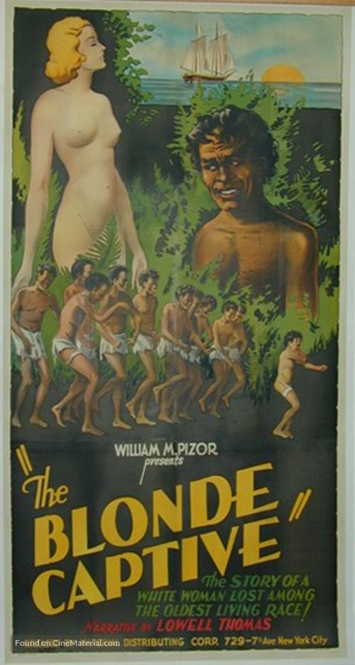 The Blonde Captive - Movie Poster