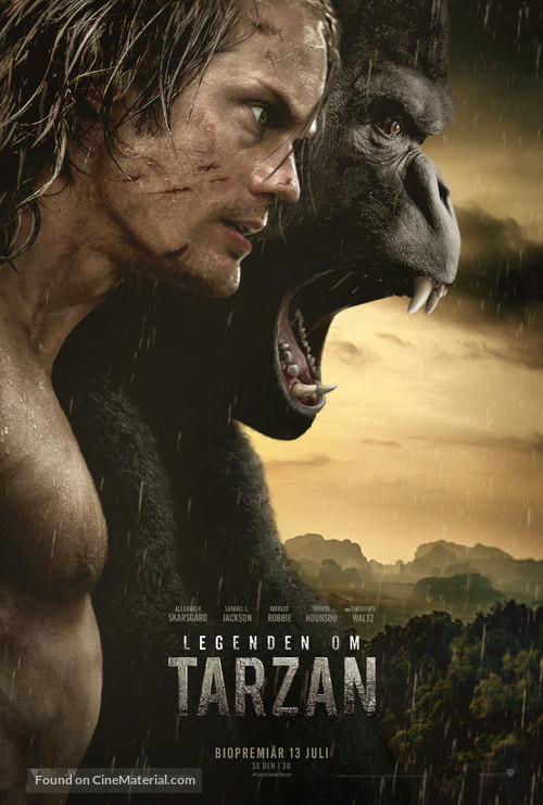 The Legend of Tarzan - Swedish Movie Poster