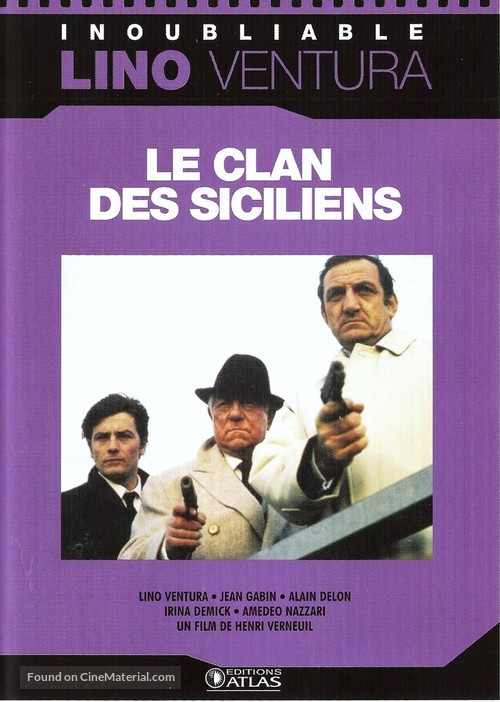 Le clan des Siciliens - French DVD movie cover