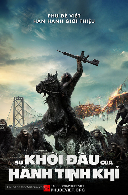 Dawn of the Planet of the Apes - Vietnamese Movie Poster