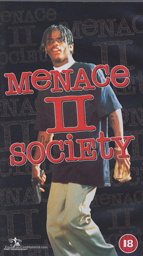 Menace II Society - British VHS movie cover