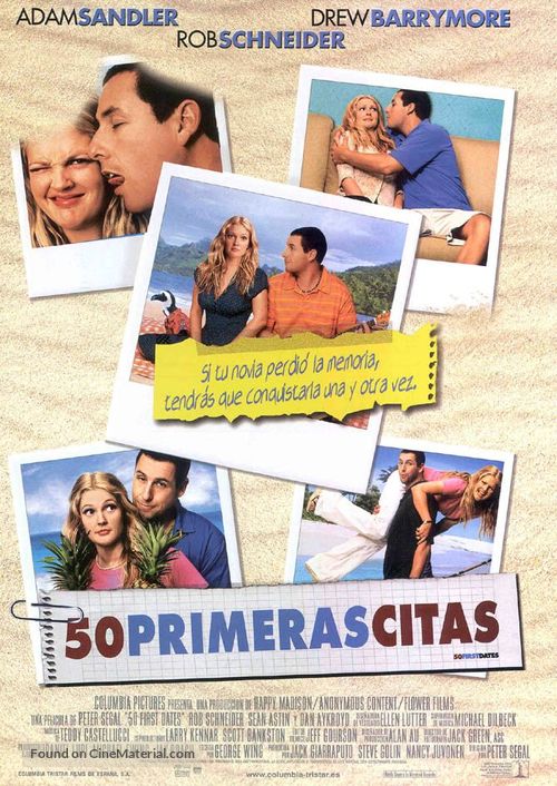 50 First Dates - Spanish Movie Poster
