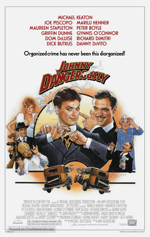 Johnny Dangerously - Movie Poster