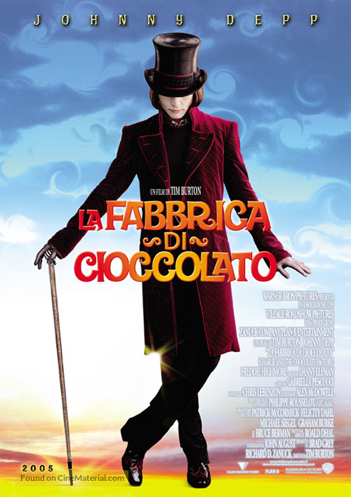 Charlie and the Chocolate Factory - Italian Movie Poster