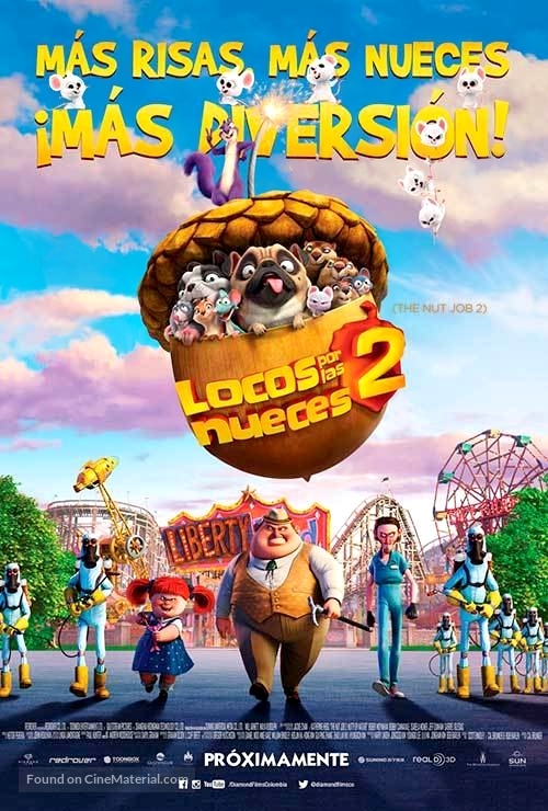 The Nut Job 2 - Colombian Movie Poster