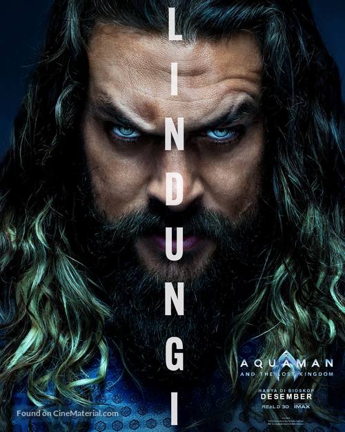 Aquaman and the Lost Kingdom - Indonesian Movie Poster