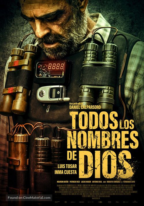 Todos los nombres de Dios - Spanish Movie Poster