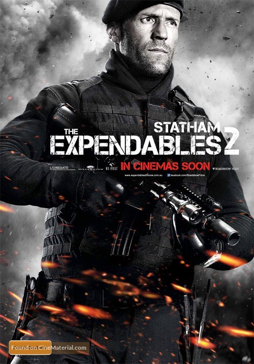 The Expendables 2 - Australian Movie Poster