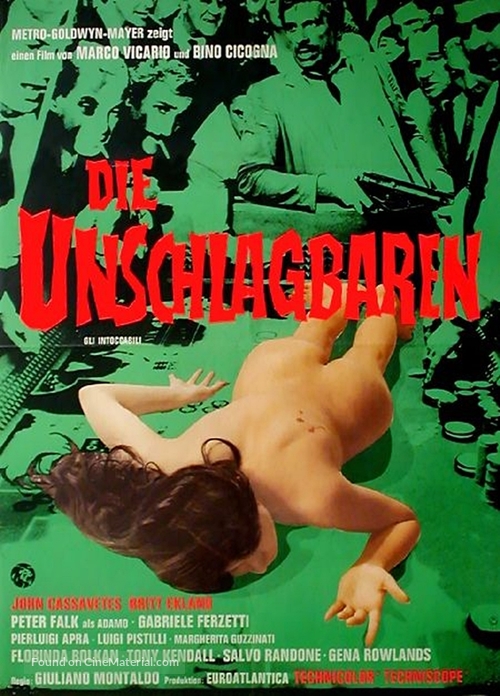 Gli intoccabili - German Movie Poster