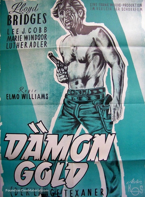 The Tall Texan - German Movie Poster