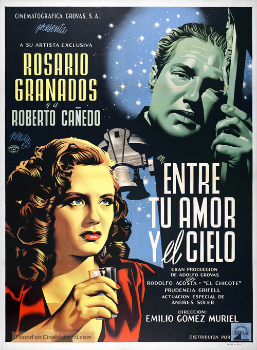 Entre tu amor y el cielo - Mexican Movie Poster