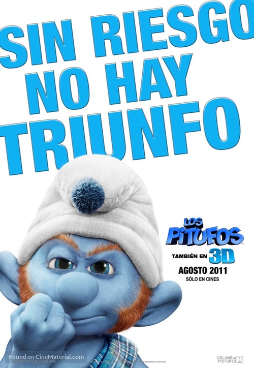 The Smurfs - Mexican Movie Poster