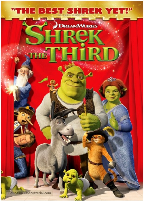 Shrek the Third - DVD movie cover