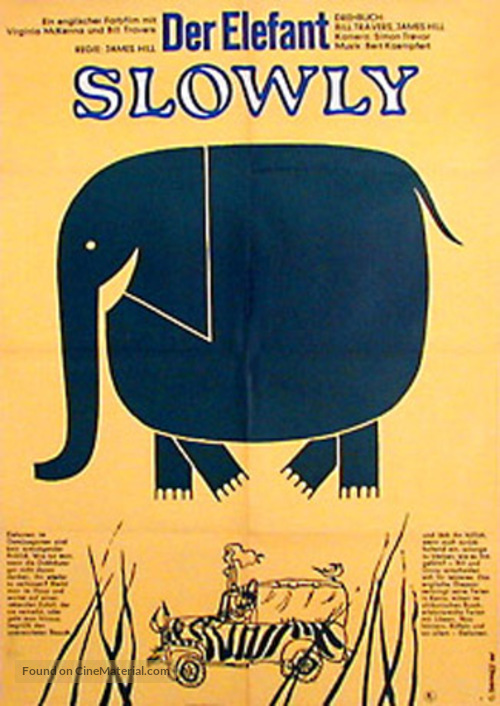 An Elephant Called Slowly - German Movie Poster