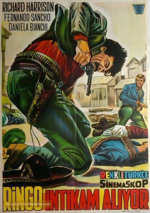 Centomila dollari per Ringo - Turkish Movie Poster