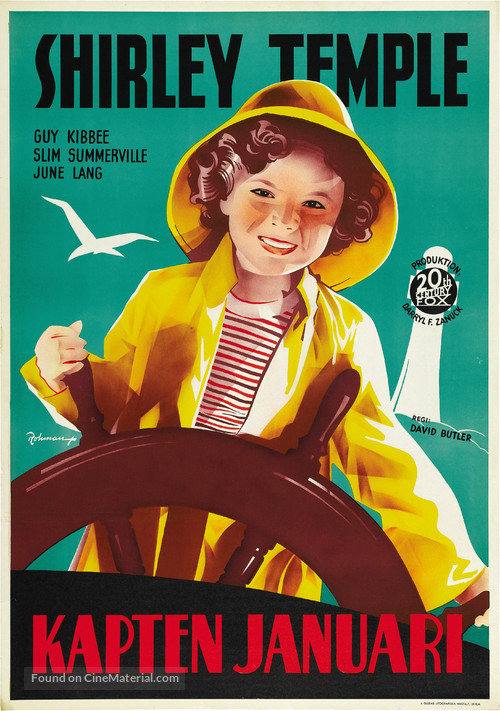 Captain January - Swedish Movie Poster
