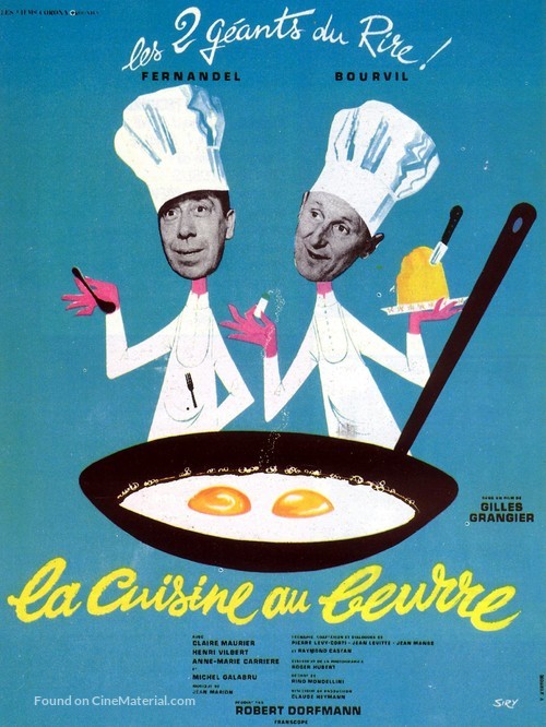 La cuisine au beurre - French Movie Poster