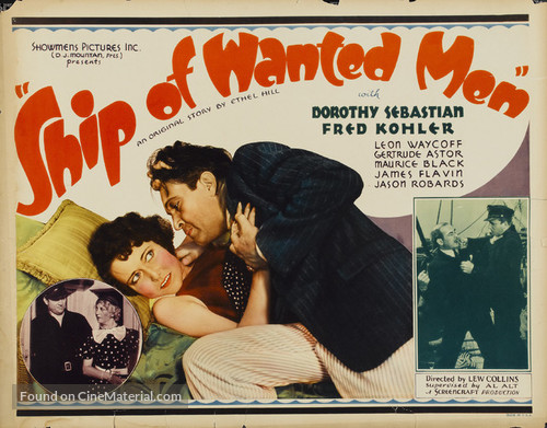 Ship of Wanted Men - Movie Poster