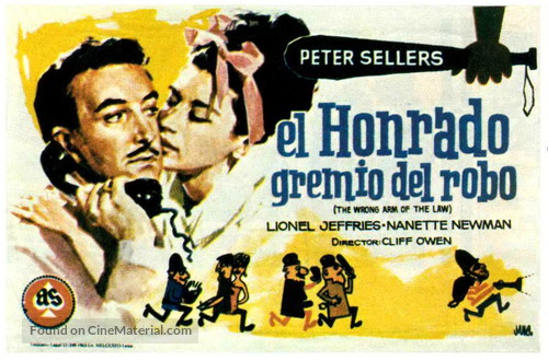 The Wrong Arm of the Law - Spanish Movie Poster