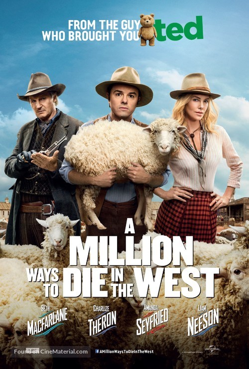 A Million Ways to Die in the West - Dutch Movie Poster