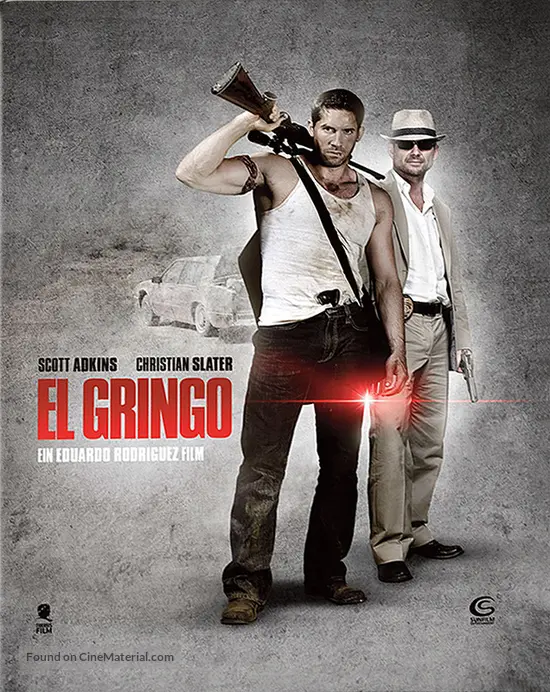 El Gringo 2012 German Blu Ray Movie Cover