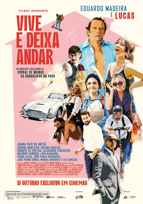 Vive e deixa andar - Portuguese Movie Poster