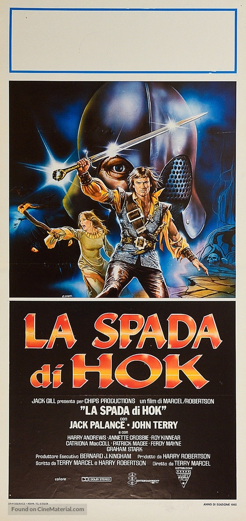 Hawk the Slayer - Italian Movie Poster