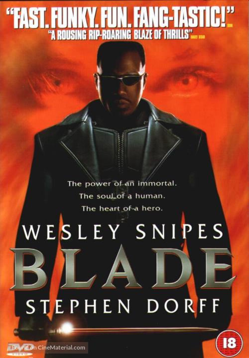 Blade - British DVD movie cover