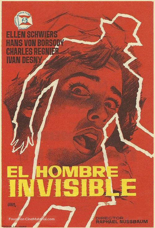 Der Unsichtbare - Spanish Movie Poster