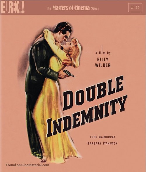 Double Indemnity - British Blu-Ray movie cover