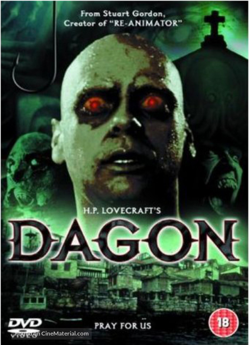Dagon - British DVD movie cover