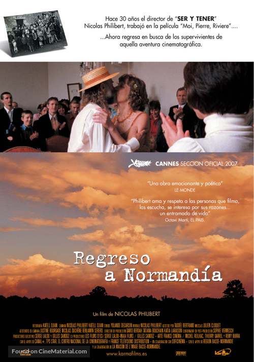 Retour en Normandie - Spanish Movie Poster