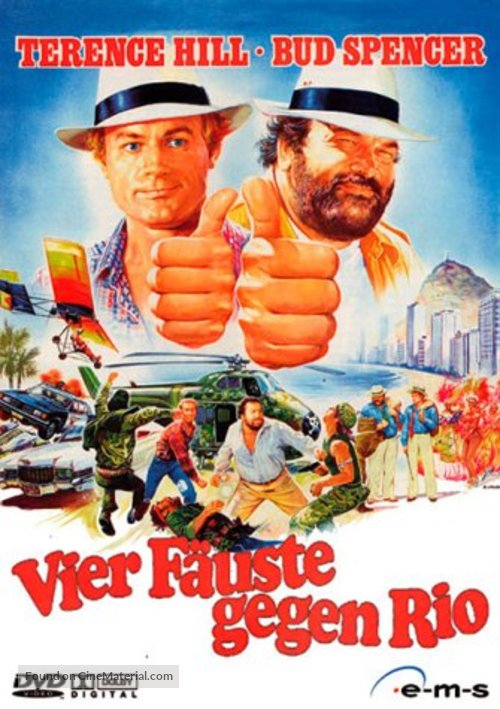 Non c&#039;&eacute; due senza quattro - German DVD movie cover