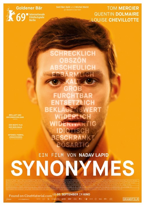 Synonymes - German Movie Poster
