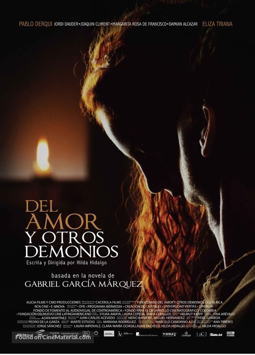 Del amor y otros demonios - Colombian Movie Poster