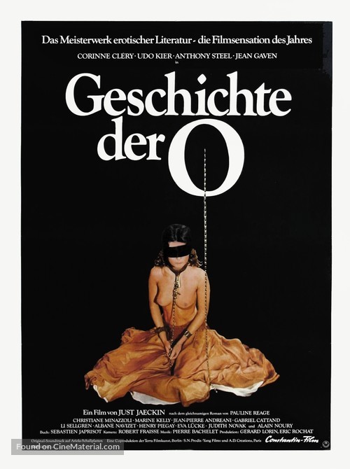 Histoire d&#039;O - German Movie Poster