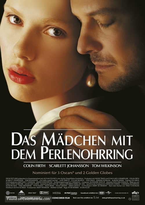 Girl with a Pearl Earring - German poster