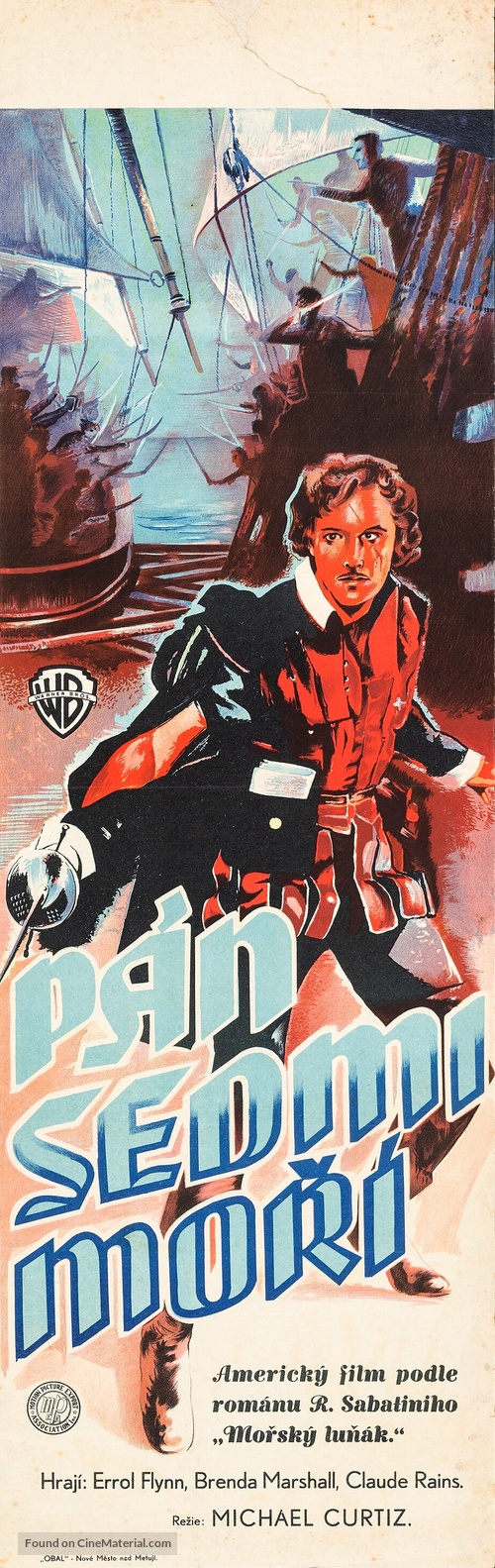 The Sea Hawk - Czech Movie Poster