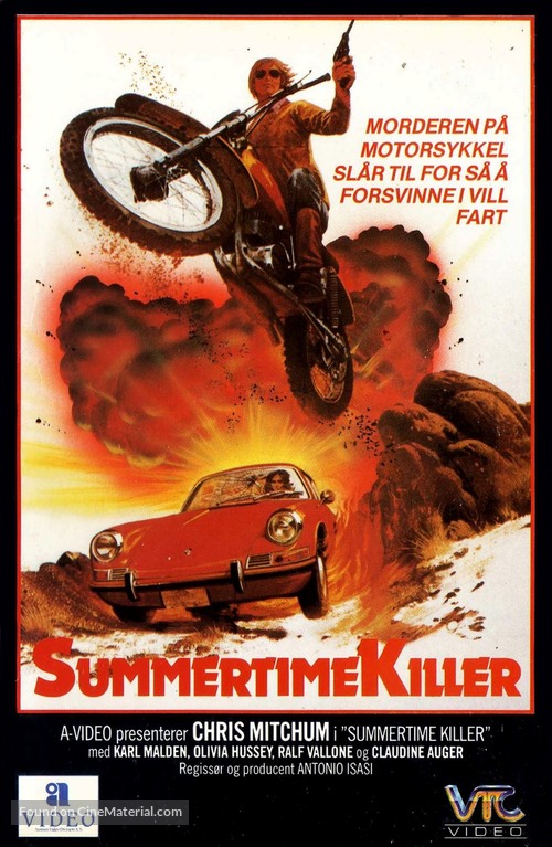 Un verano para matar - Norwegian VHS movie cover